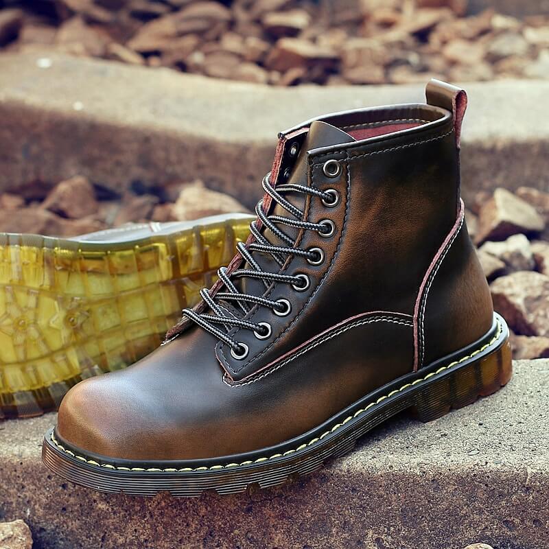 Aule PU Rubbed Desert Boots