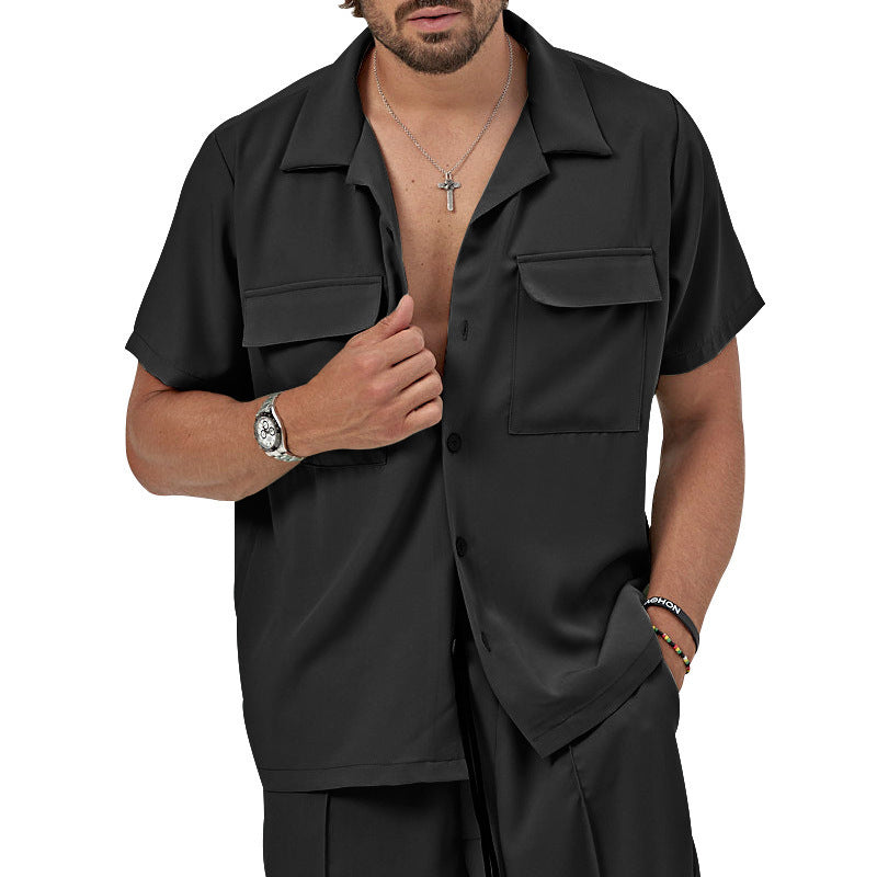 Aule Basic Shirt Shorts Set