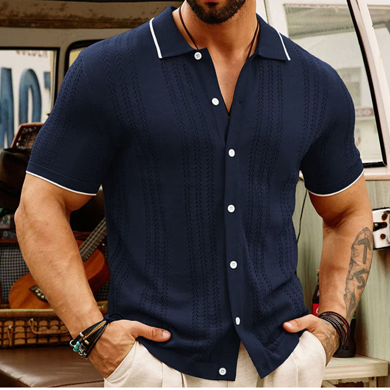 Aule Wheat Ear Knit Shirt