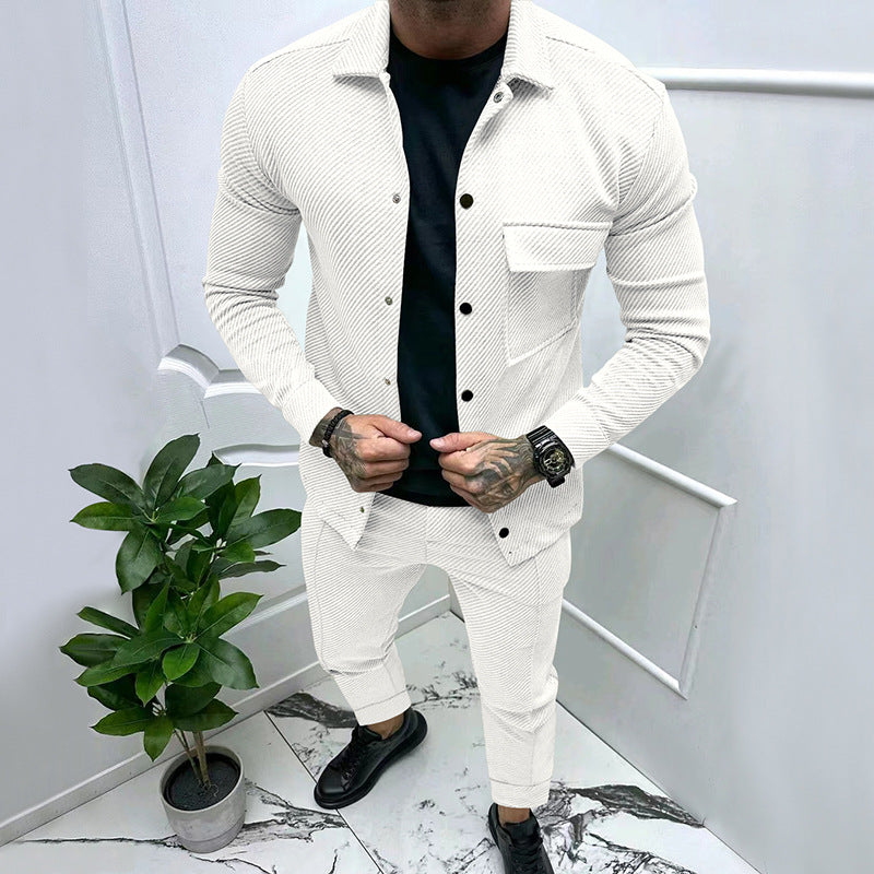 Aule Twill Jacquard Casual Set