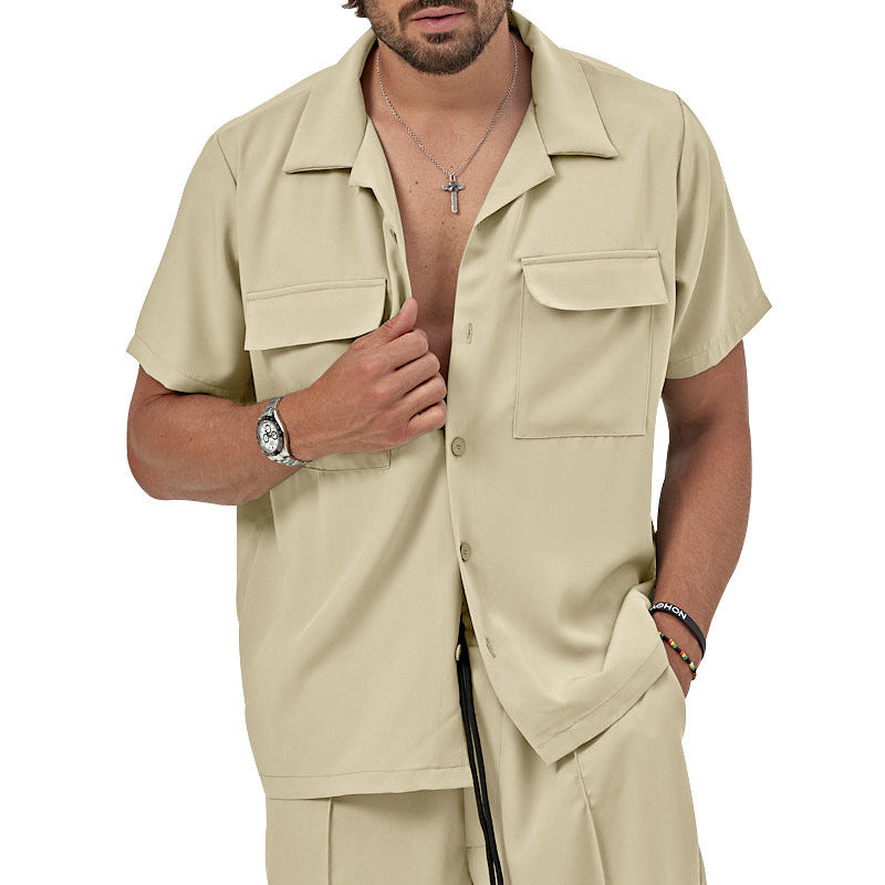 Aule Basic Shirt Shorts Set