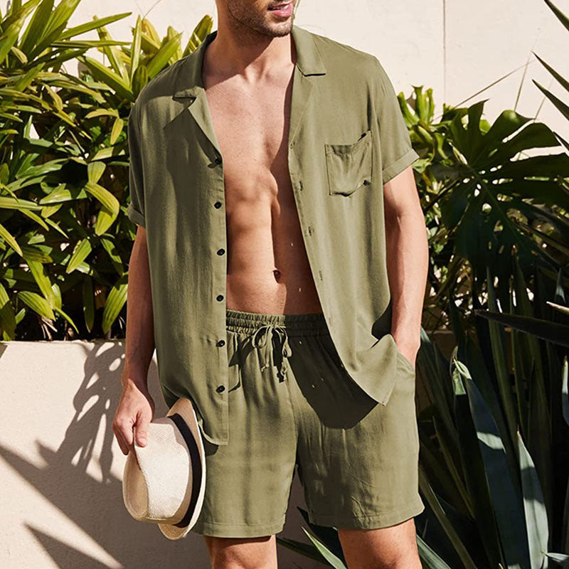 Aule Linen Two-piece Set