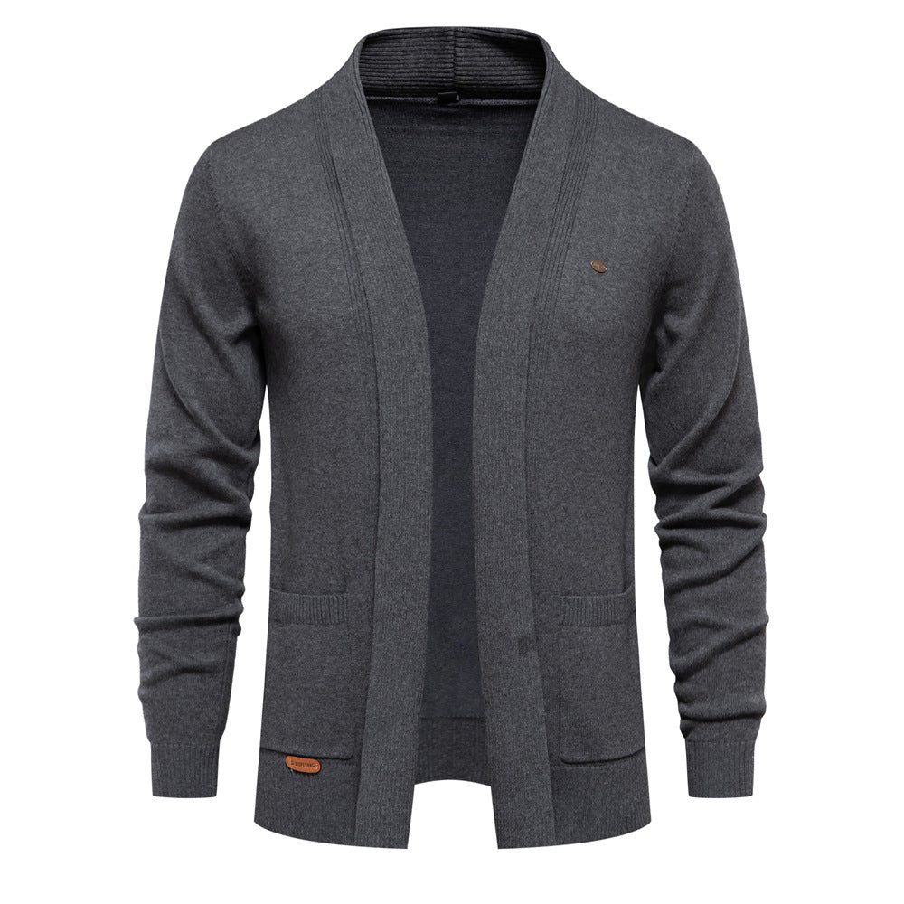 Aule Metal Logo Knit Cardigan