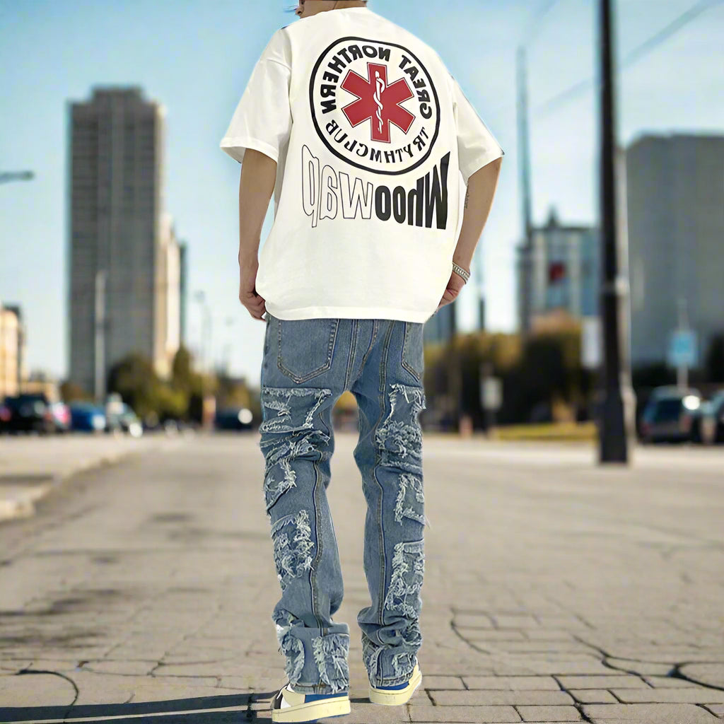 Aule Distressed D2 Jeans
