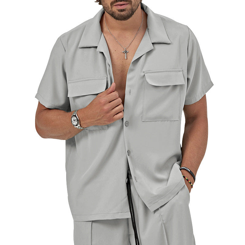 Aule Basic Shirt Shorts Set