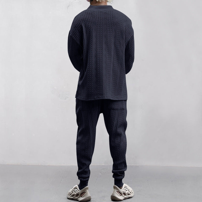 Aule Cable Knit Sweater Set