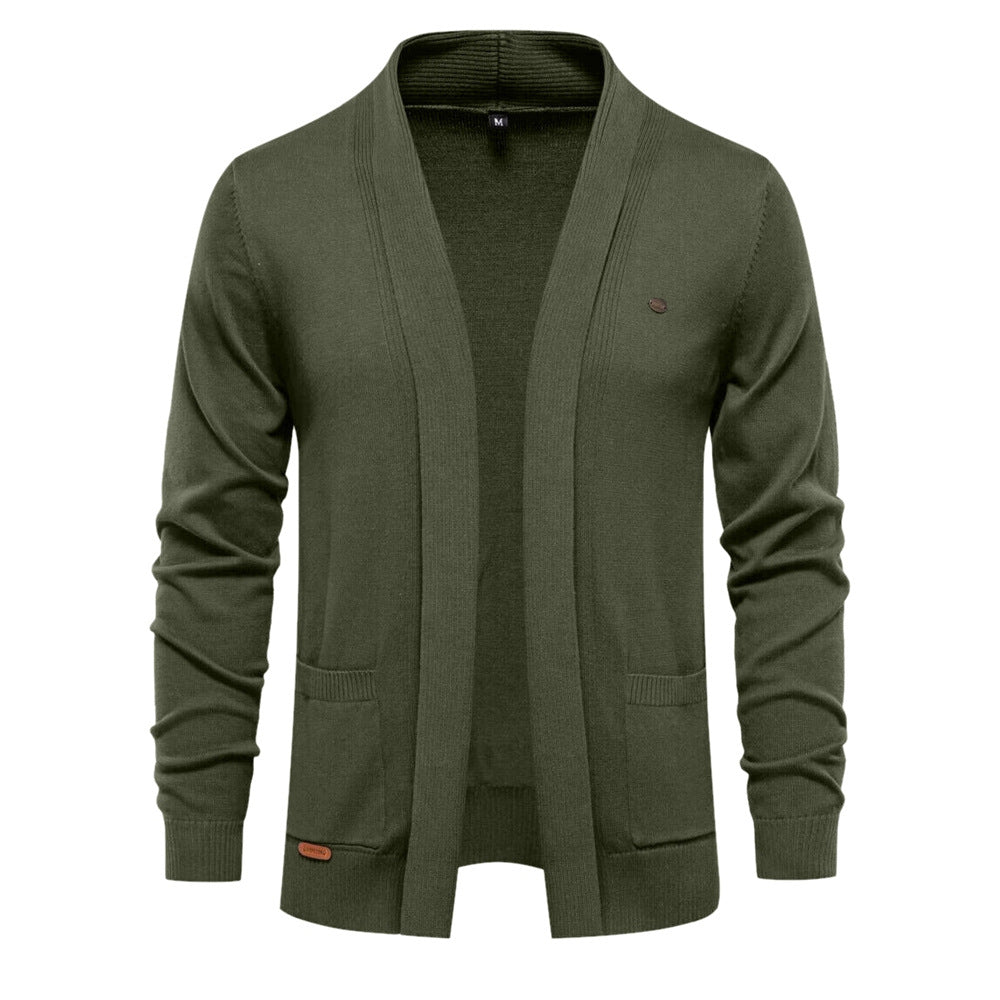 Aule Metal Logo Knit Cardigan