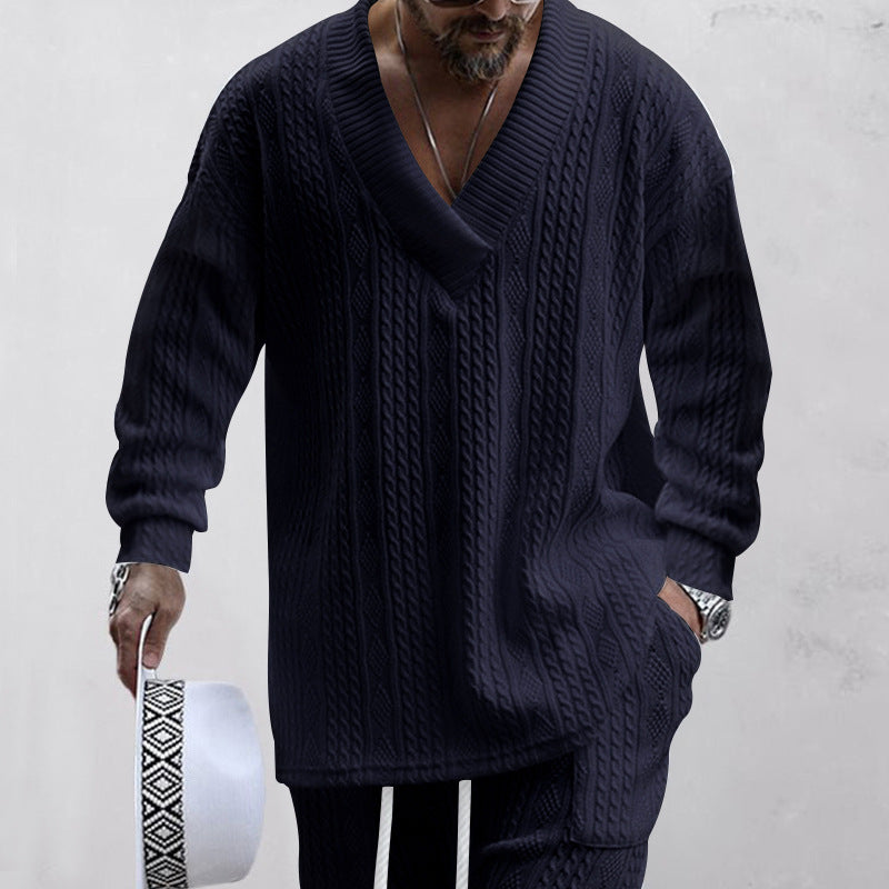 Aule Cable Knit Sweater Set