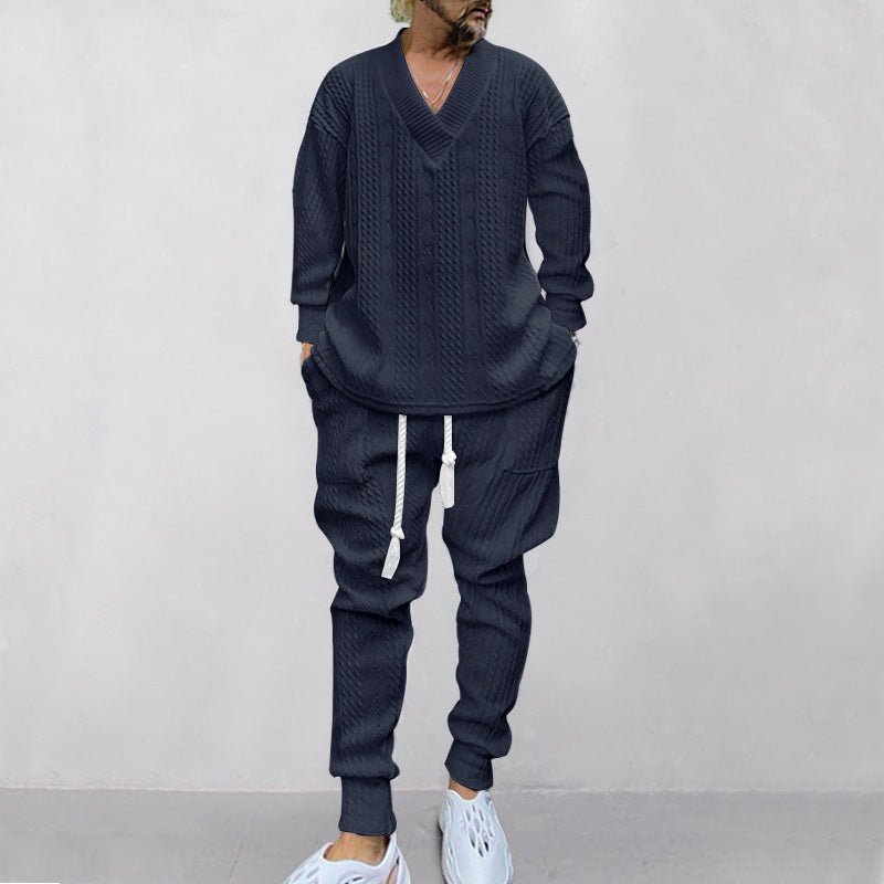 Aule Cable Knit Sweater Set