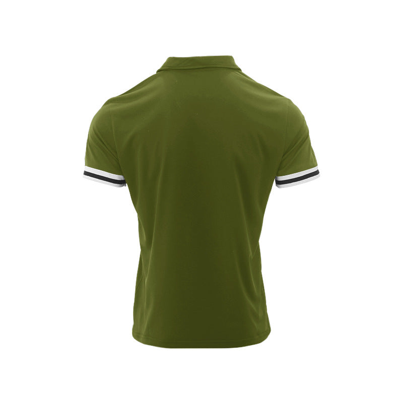 Aule Stripe Trim Polo Set