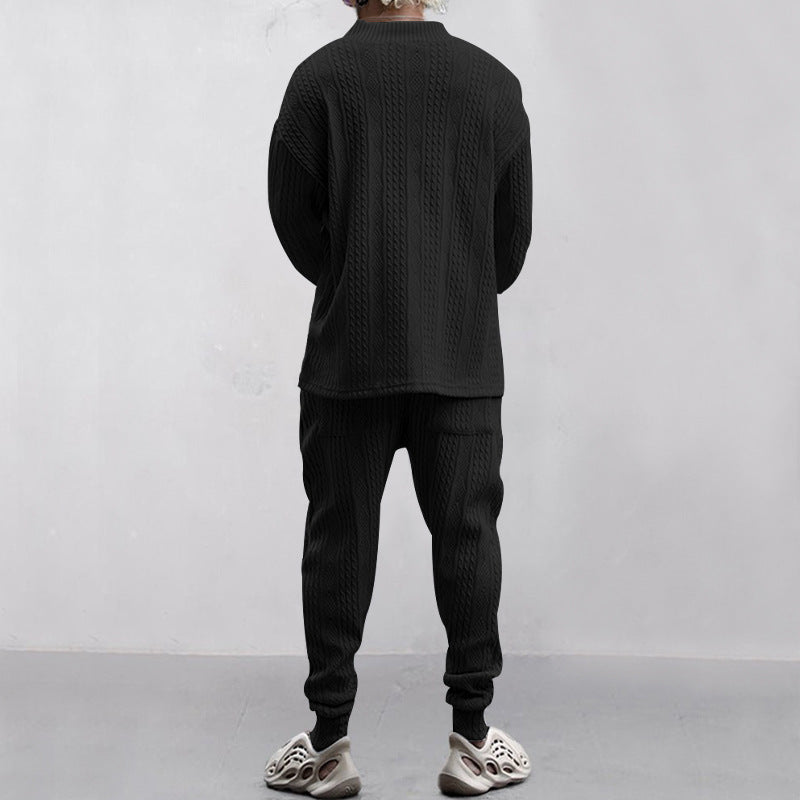 Aule Cable Knit Sweater Set