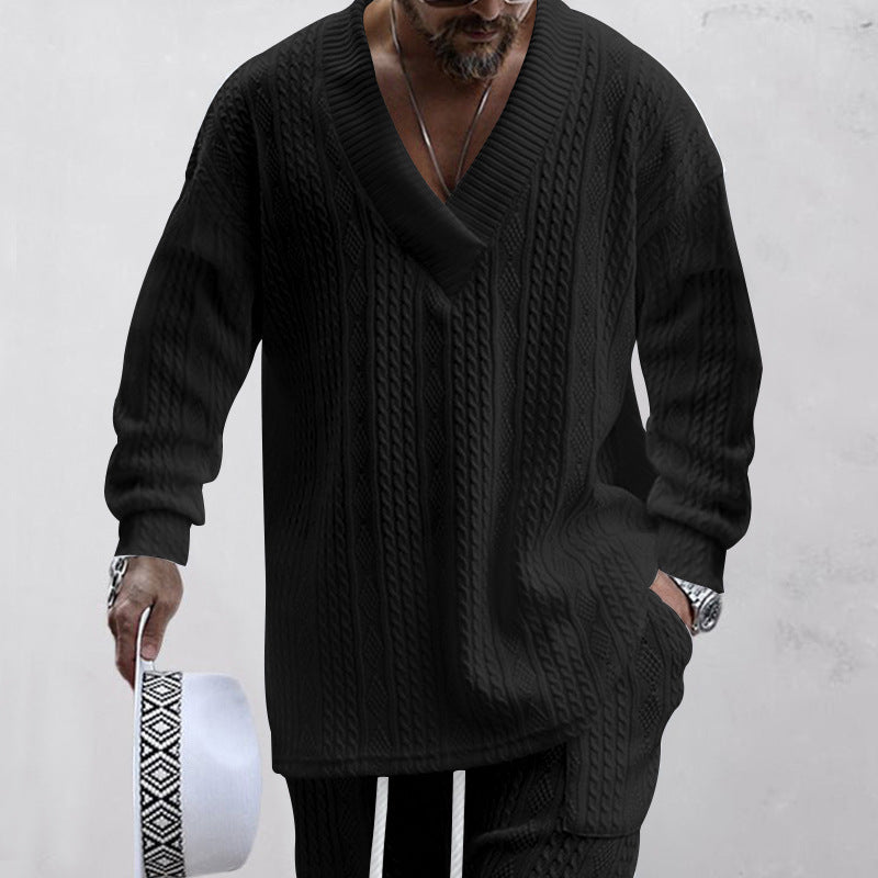 Aule Cable Knit Sweater Set
