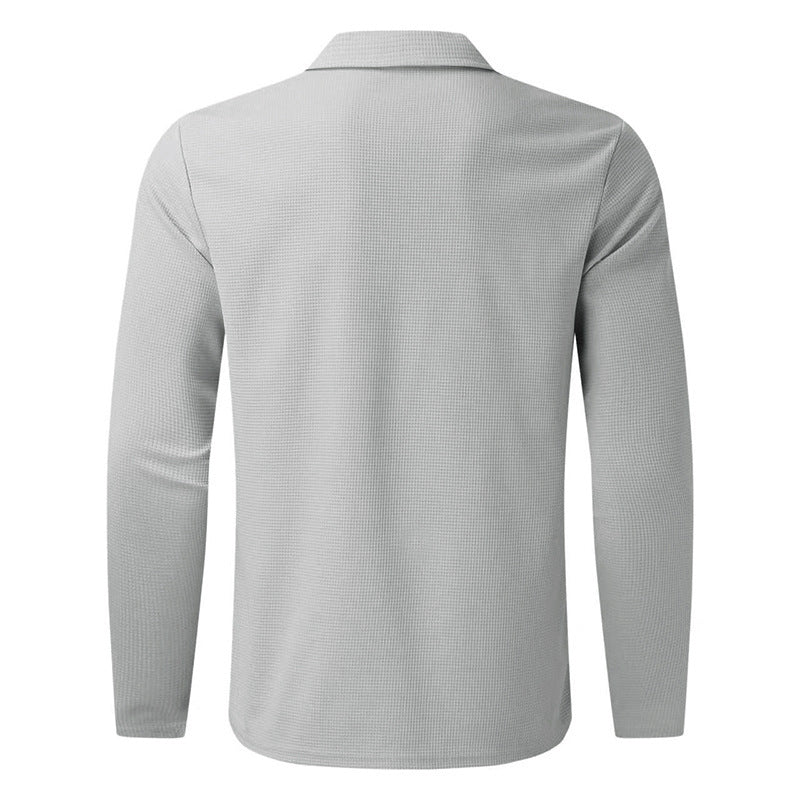 Aule Waffle Zip Up Shirt Set