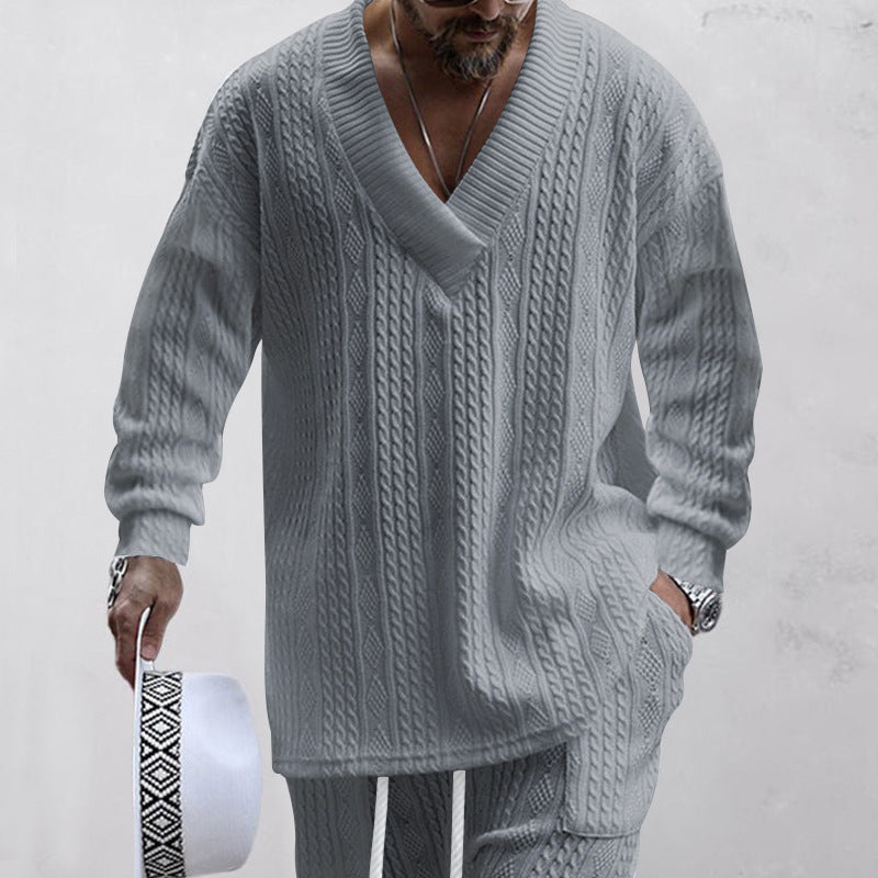 Aule Cable Knit Sweater Set