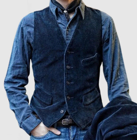 Aule Retro Corduroy Vest
