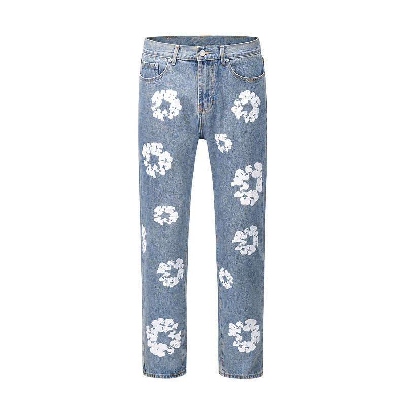 Aule Cotton Flower Jeans