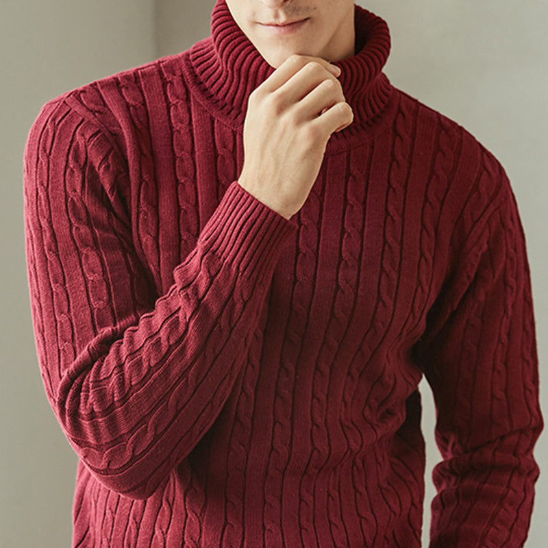 Aule Cable Knit Halterneck Sweater