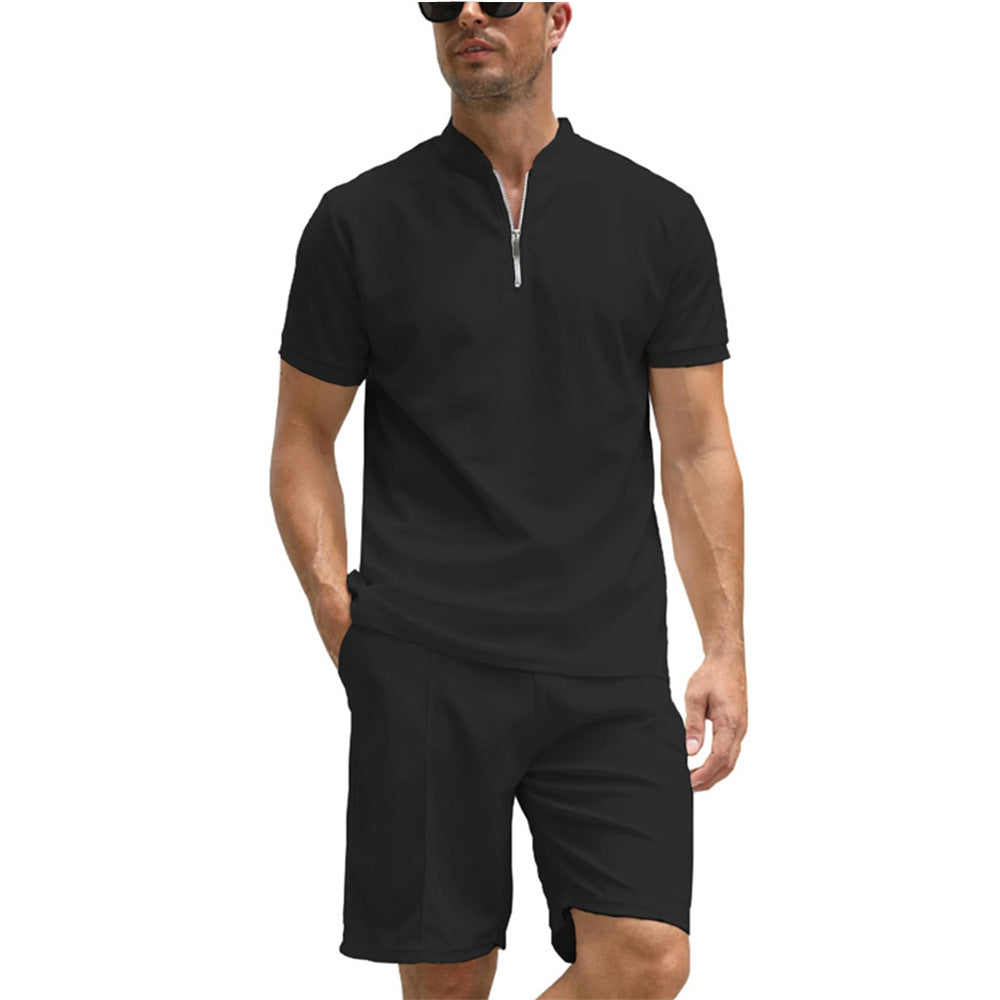 Aule Zipper Polo 2-Piece Set