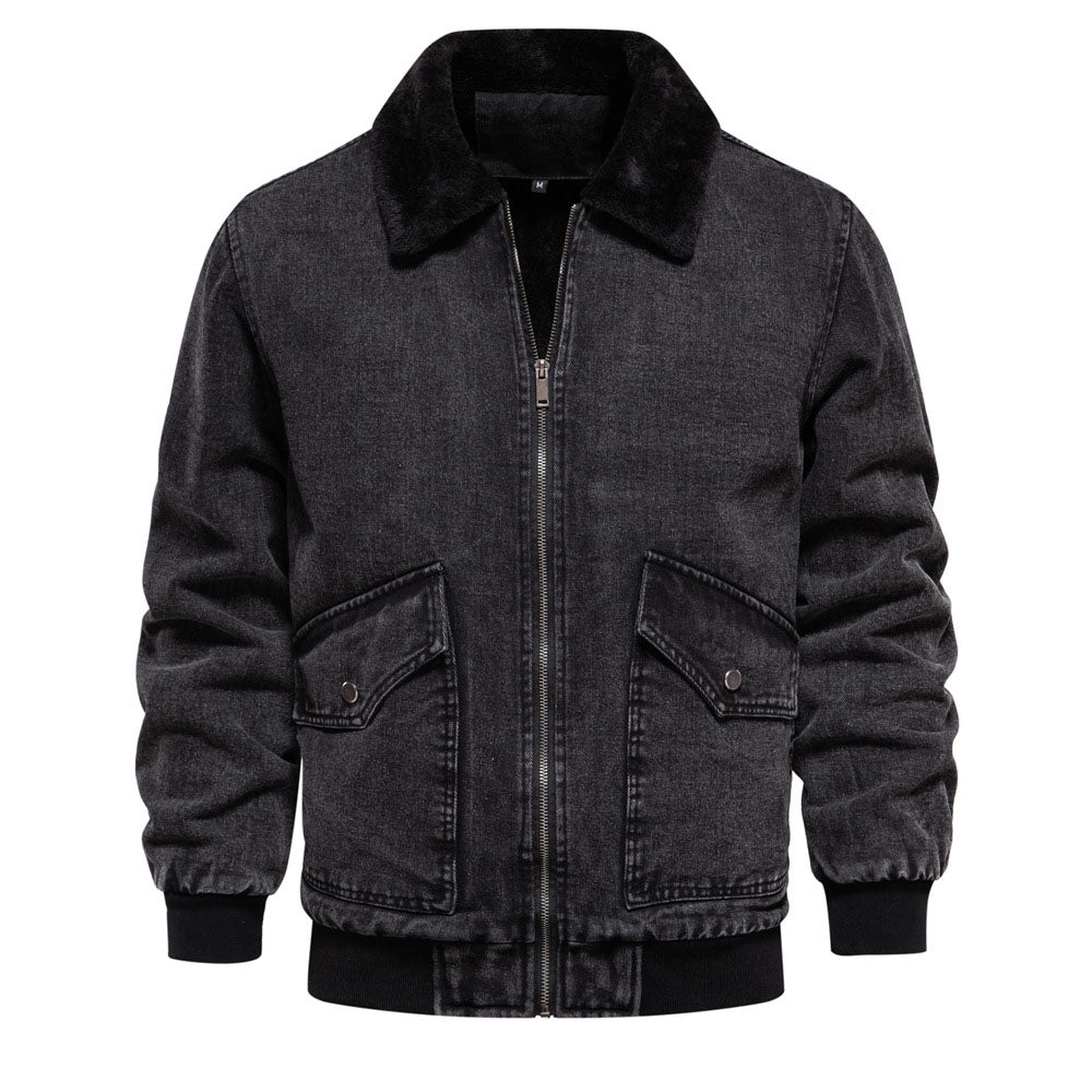 Aule Fleece Denim Jacket