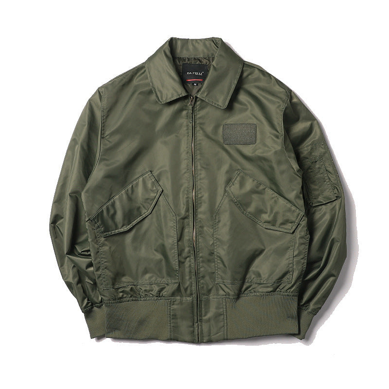 Aule Lapel Bomber Jacket