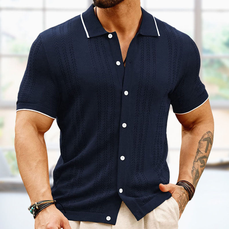 Aule Wheat Ear Knit Shirt