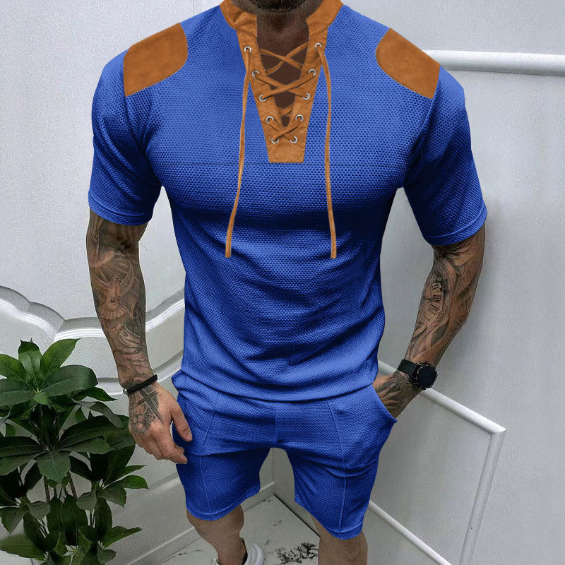 Aule Lace Up Tee Set