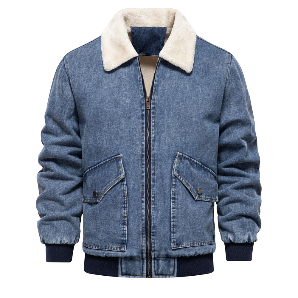 Aule Fleece Denim Jacket