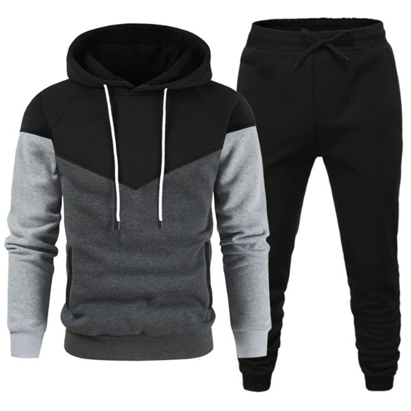 Aule Color Block Hoodie Set