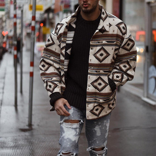 Aule Vintage Printed Jacket