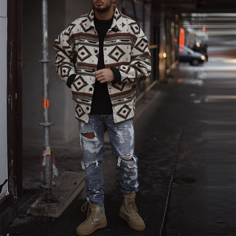 Aule Vintage Printed Jacket