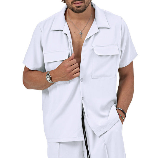 Aule Basic Shirt Shorts Set