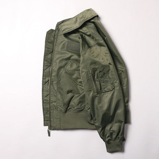 Aule Lapel Bomber Jacket