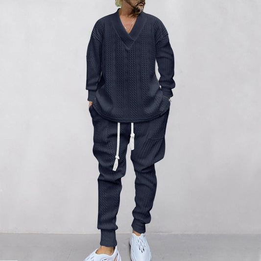 Aule Cable Knit Sweater Set