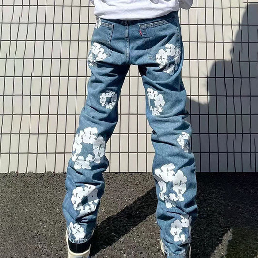 Aule Cotton Flower Jeans