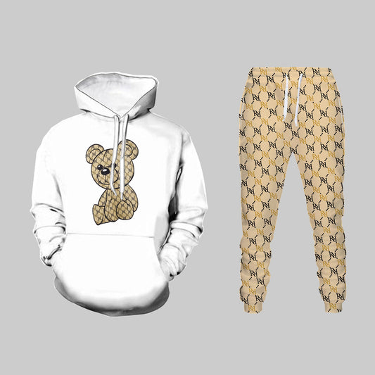Bear Hoodie Two-piece Set