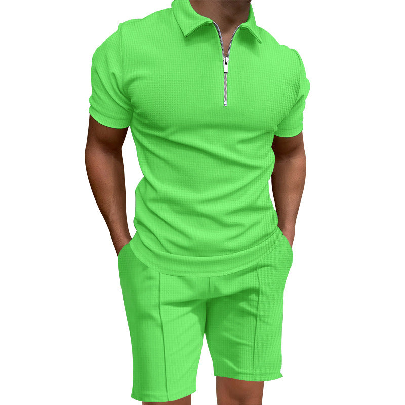 Aule Waffle Pullover Set