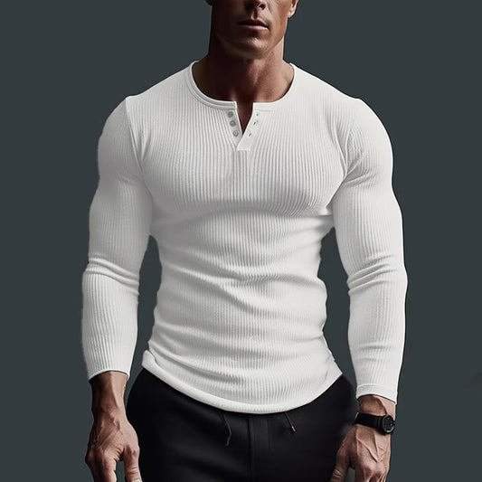 Aule Ribbed Henley Shirt