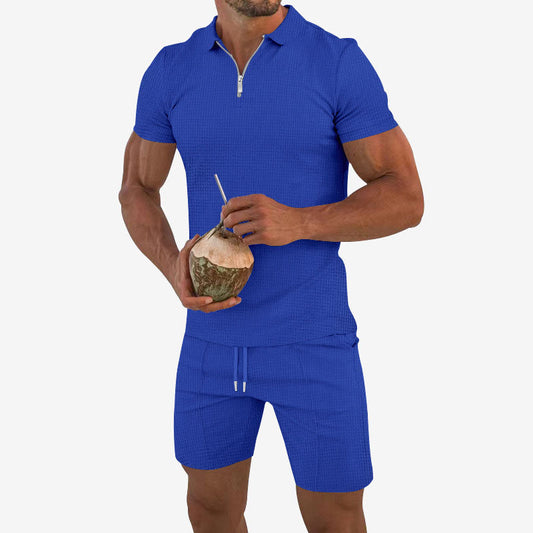 Aule Waffle Polo Set