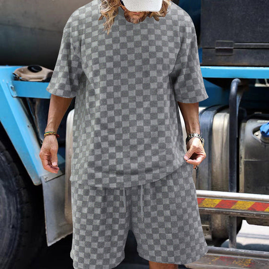 Aule Check Tee Set