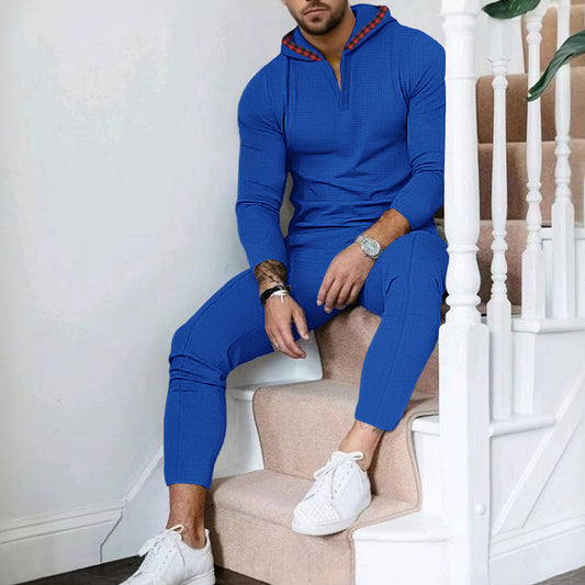 Aule Contrast Trim Hooded Set